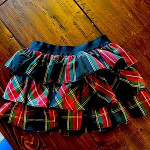EUC Ralph Lauren Plaid Ruffle skirt 3T